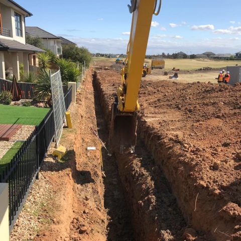 Auswide Plumbing civil trenching underground services