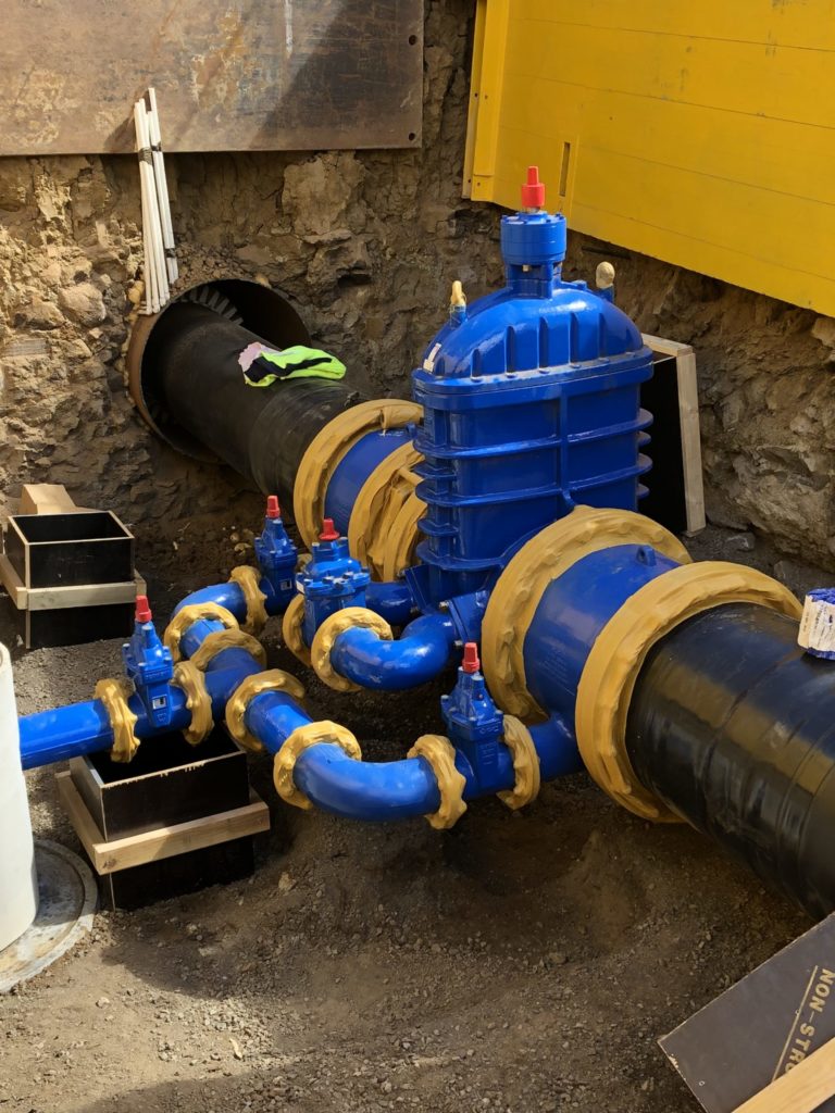 Water main upgrade Western Water