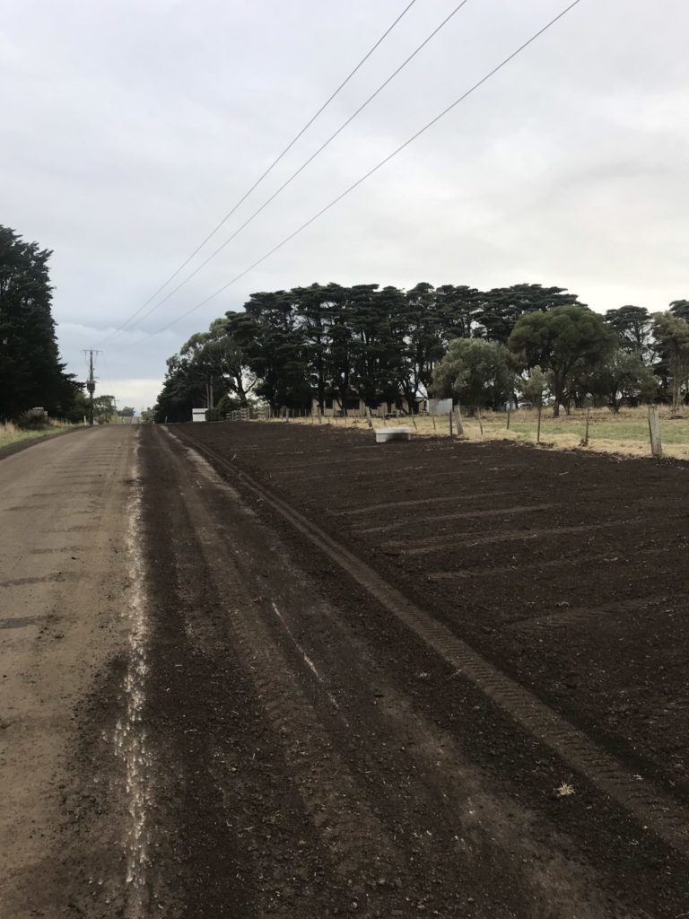 Recycled water main installation portarlington