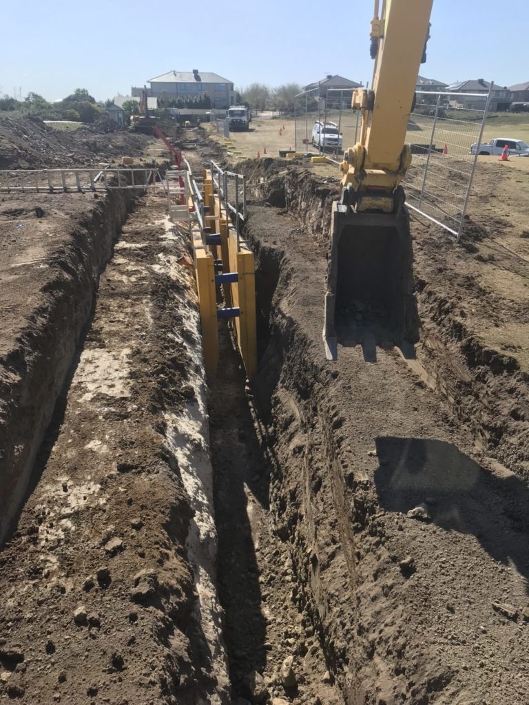 Trench Shoring Sanctuary Lakes