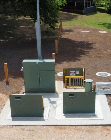 Pump station construction in Geelong by Auswide Plumbing & Civil